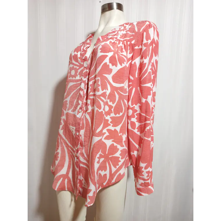 BLUSA ML MULTICOLOR HOPE & HARLOW TALLA XL 3