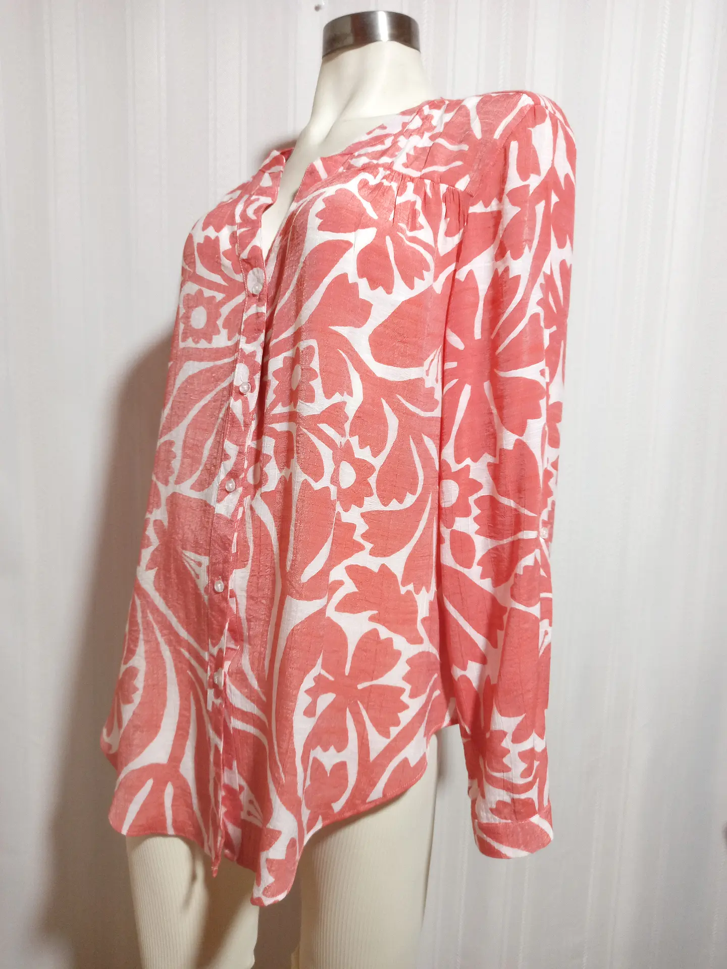BLUSA ML MULTICOLOR HOPE & HARLOW TALLA XL 3