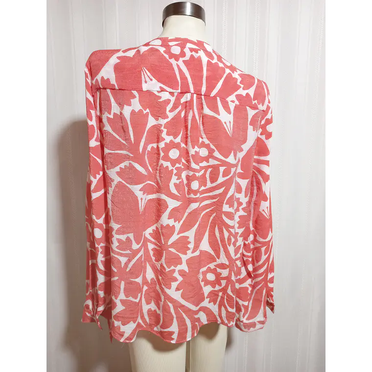 BLUSA ML MULTICOLOR HOPE & HARLOW TALLA XL 4