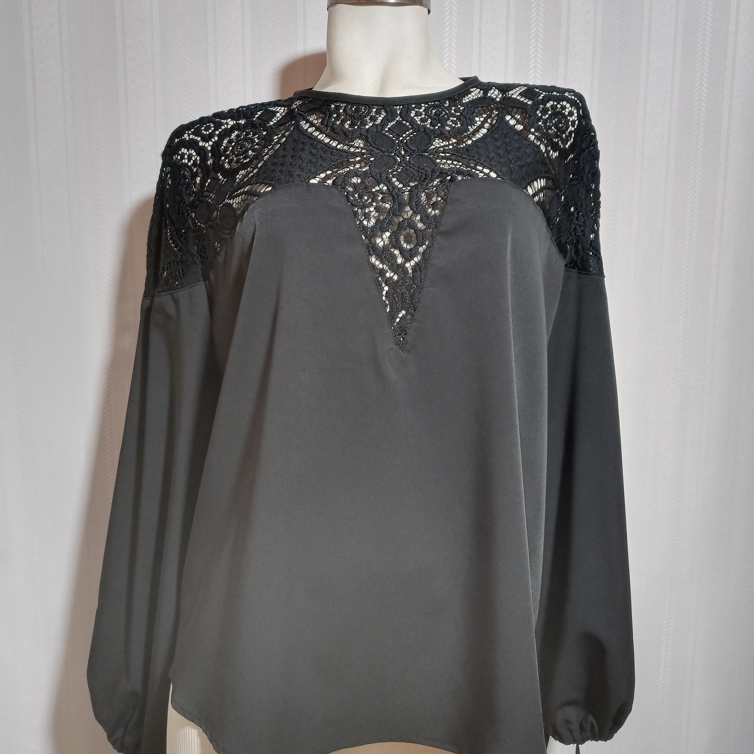 BLUSA ML NEGRO SHEIN 1XL 2