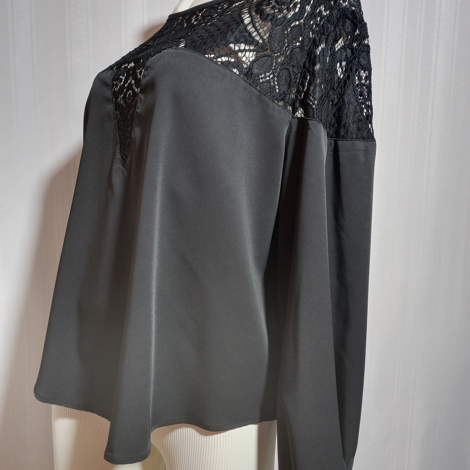 BLUSA ML NEGRO SHEIN 1XL 3