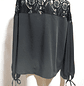 BLUSA ML NEGRO SHEIN 1XL - Miniatura 4
