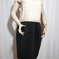 VESTIDO FIESTA NEGRO/BEIGE STUDIO I TALLA 18 - Miniatura 1