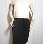 VESTIDO FIESTA NEGRO/BEIGE STUDIO I TALLA 18 - Miniatura 2