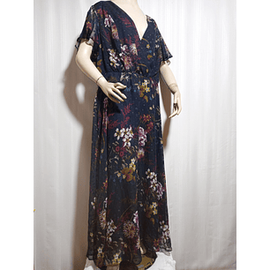 VESTIDO FLORAL MULTICOLOR LANE BRYANT TALLA 20 