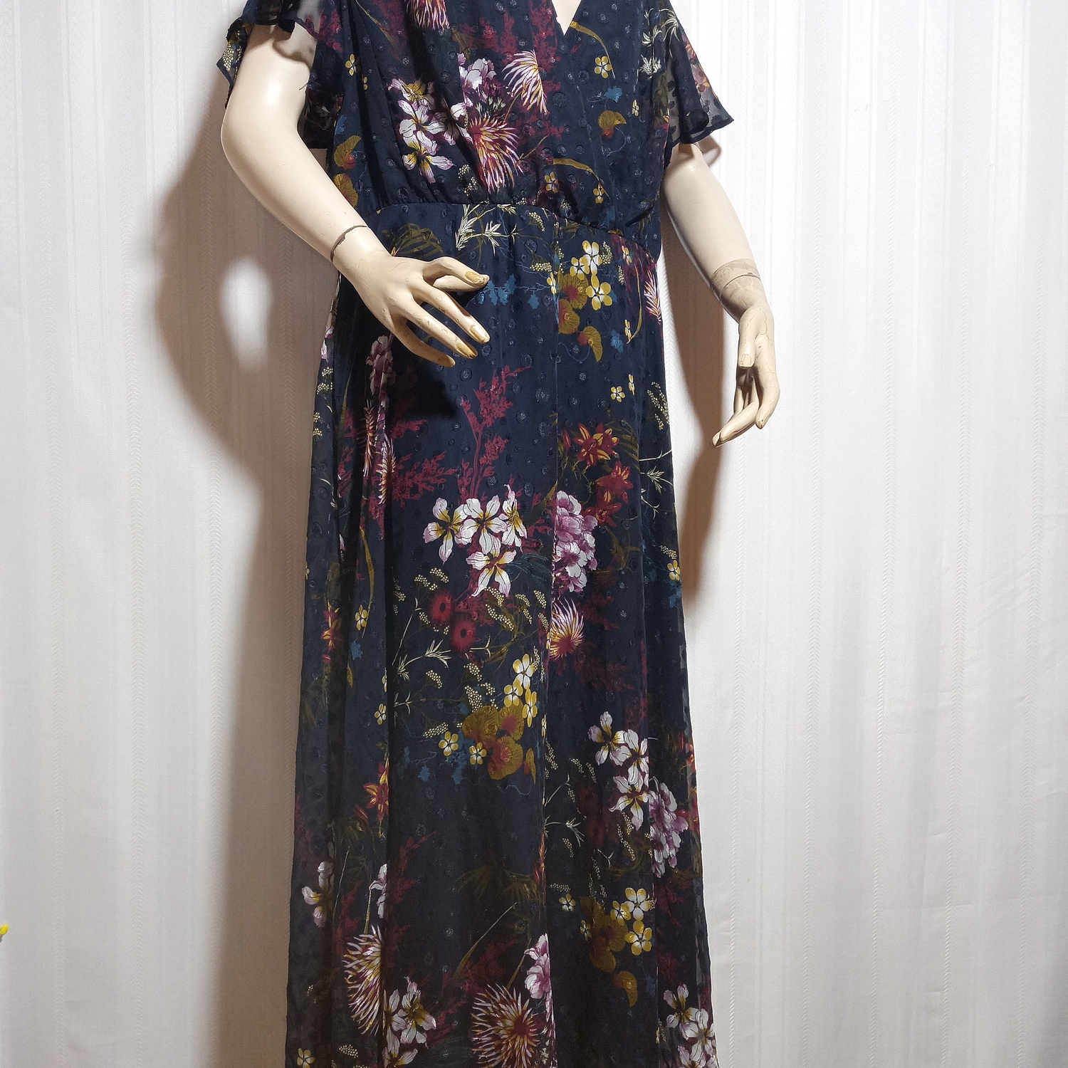 VESTIDO FLORAL MULTICOLOR LANE BRYANT TALLA 20  1