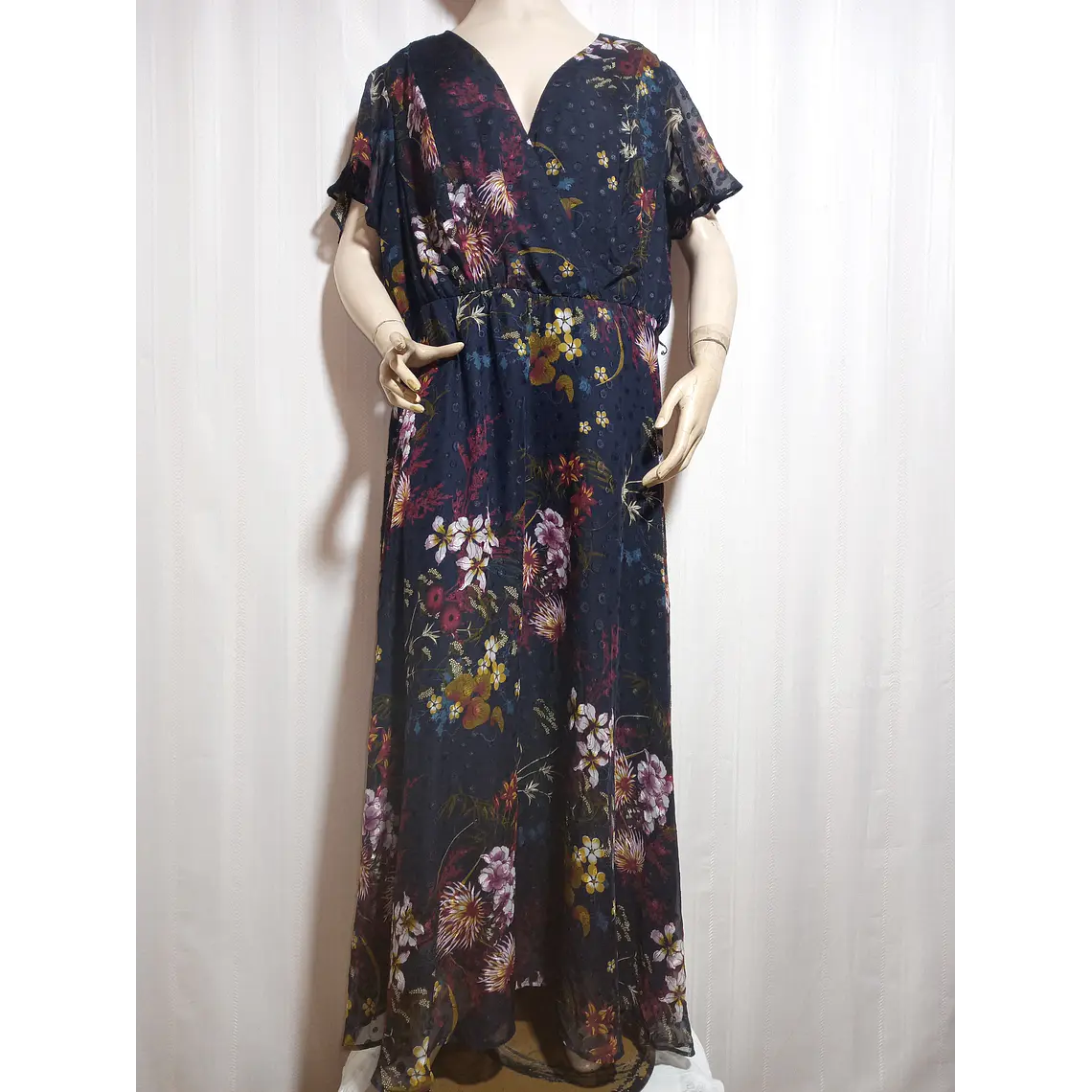 VESTIDO FLORAL MULTICOLOR LANE BRYANT TALLA 20  2