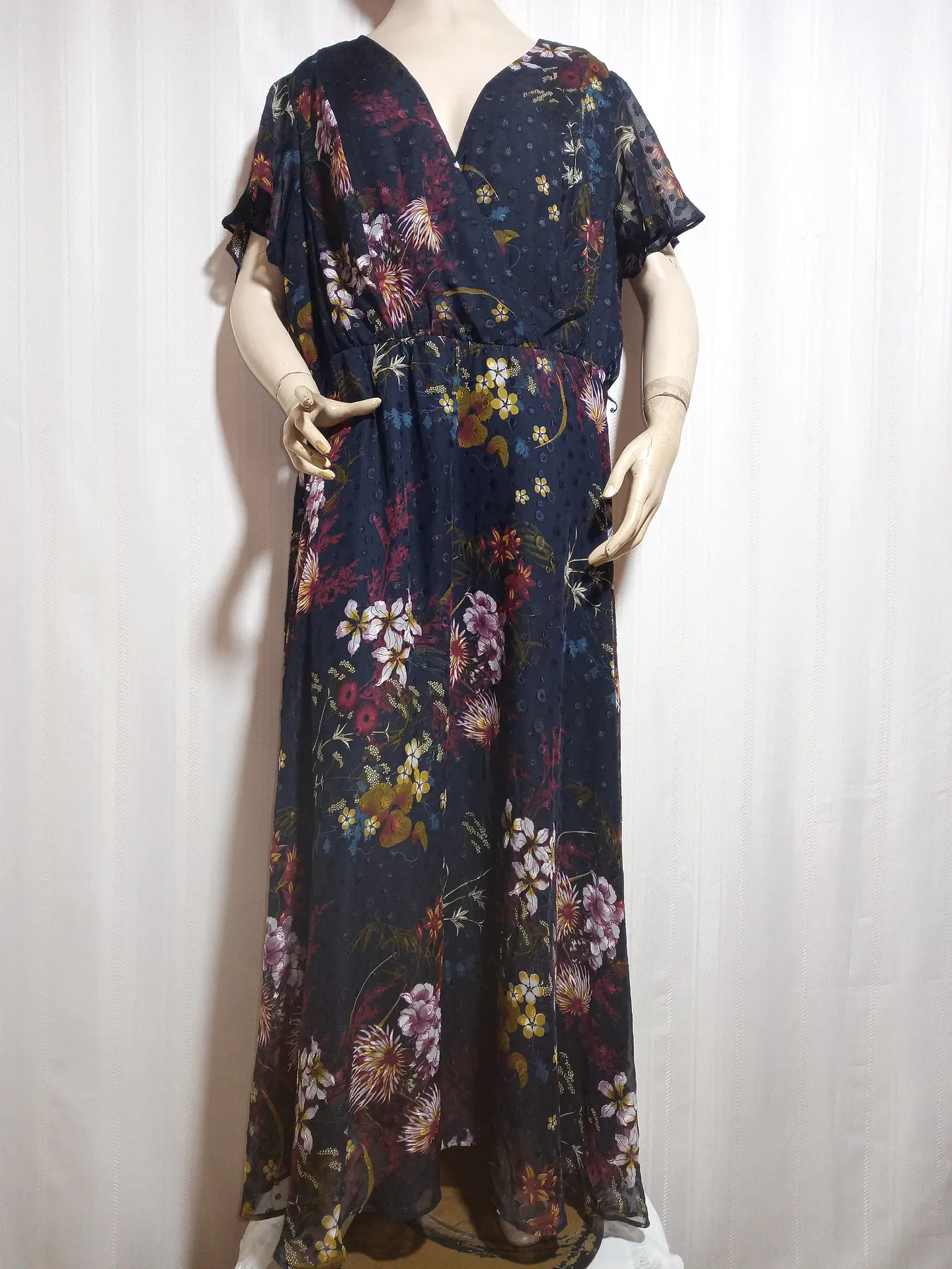 VESTIDO FLORAL MULTICOLOR LANE BRYANT TALLA 20  2