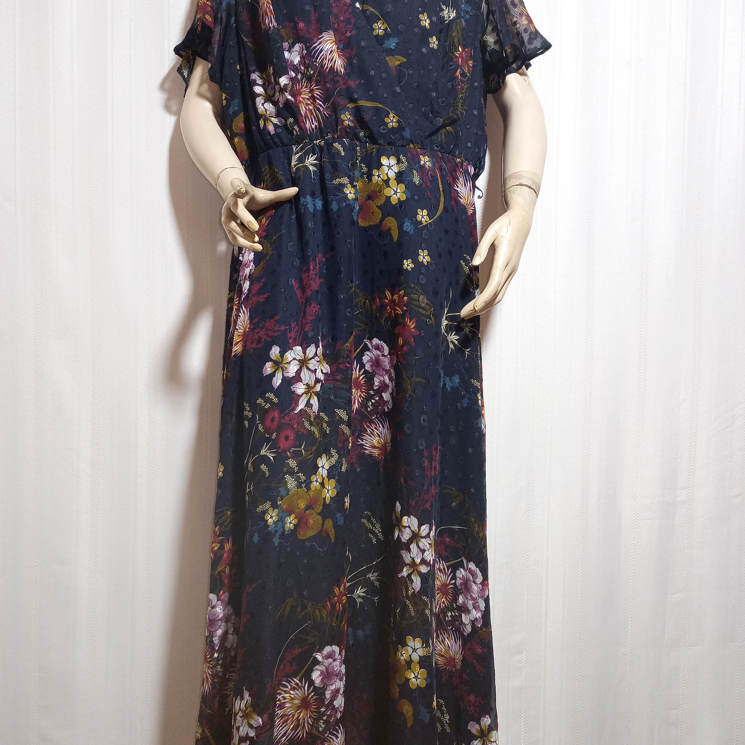 VESTIDO FLORAL MULTICOLOR LANE BRYANT TALLA 20  2