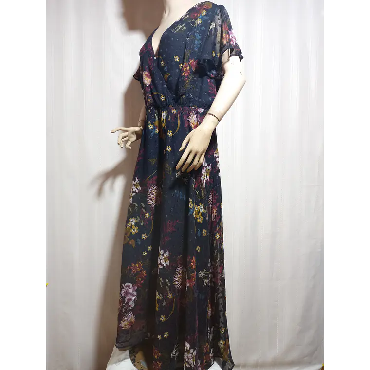 VESTIDO FLORAL MULTICOLOR LANE BRYANT TALLA 20  3