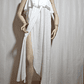VESTIDO BLANCO SIN TIRANTE H&M TALLA M - Miniatura 2