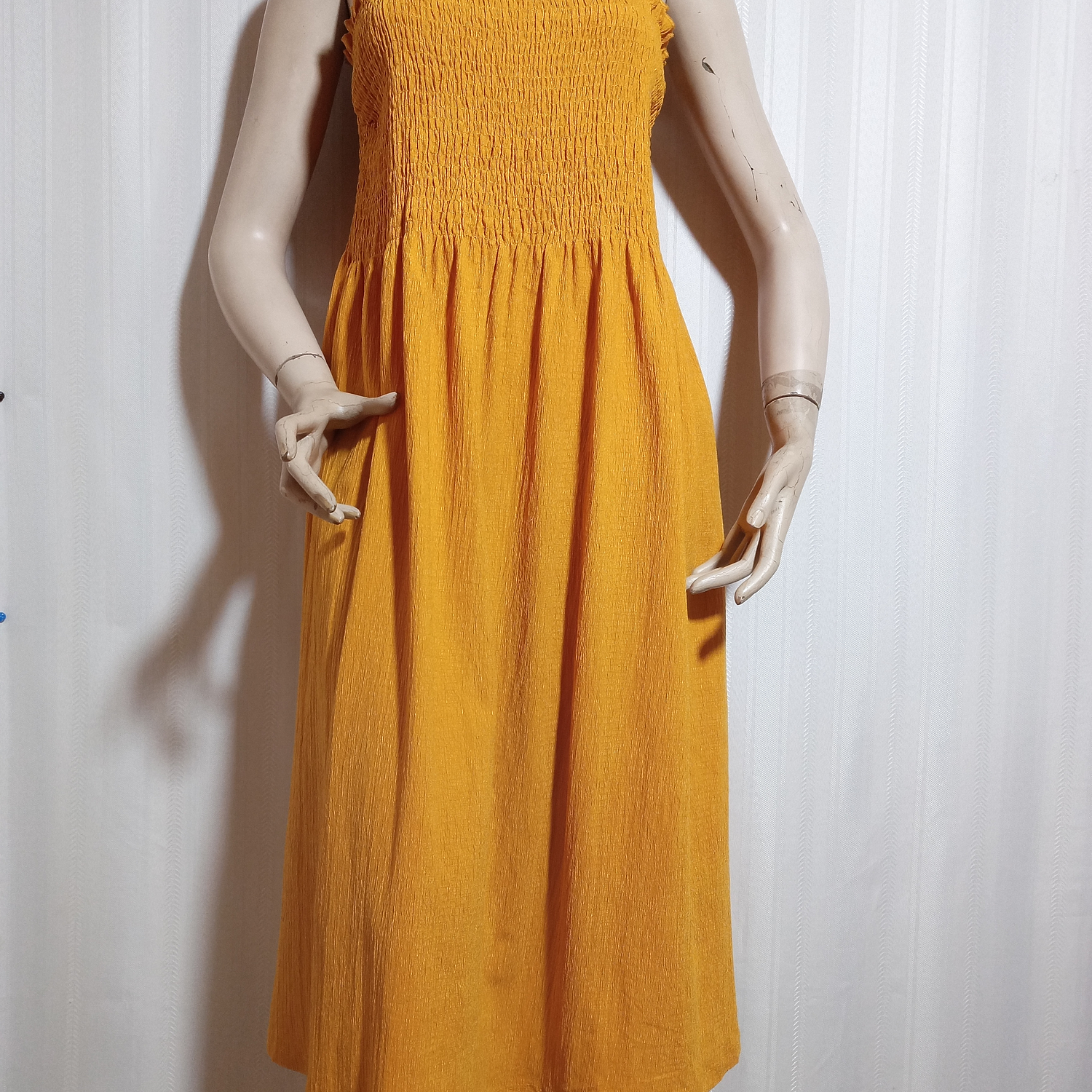 VESTIDO MOSTAZA H&M TALLA XL 1