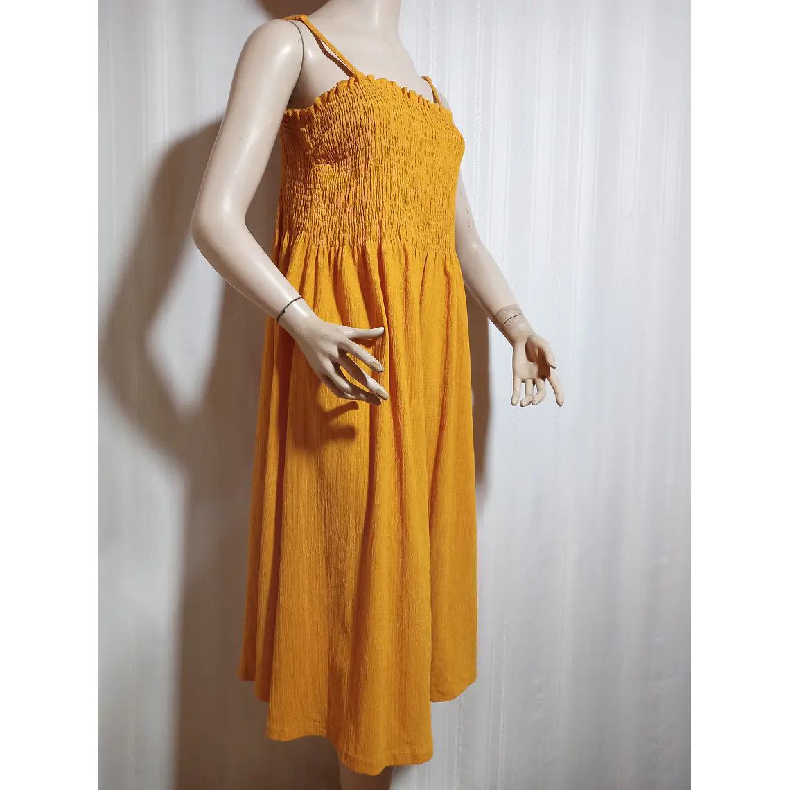 VESTIDO MOSTAZA H&M TALLA XL 1