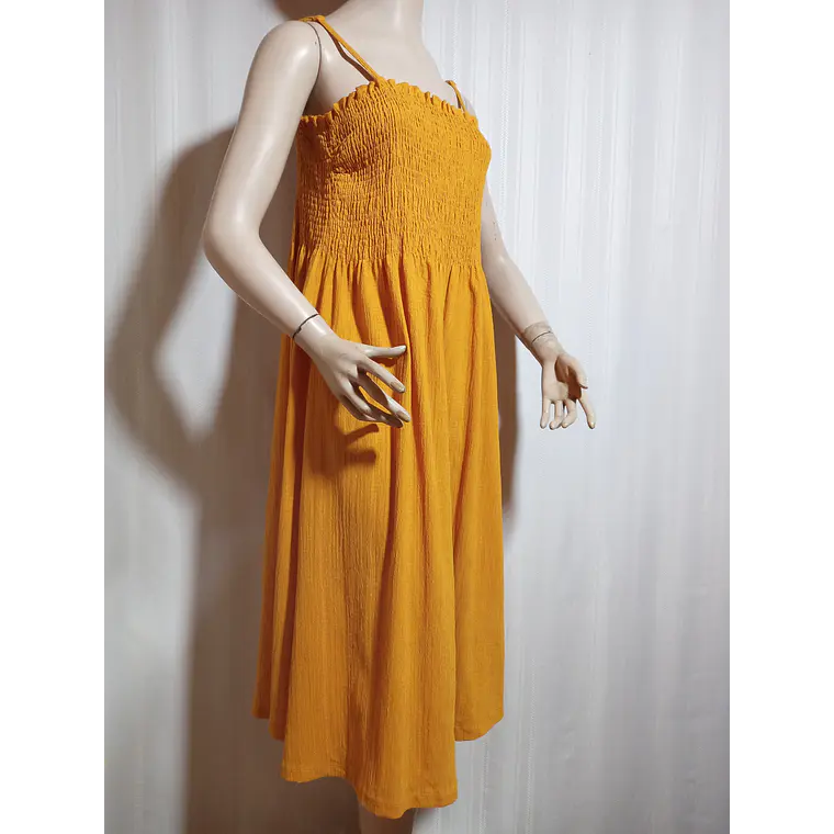 VESTIDO MOSTAZA H&M TALLA XL 1