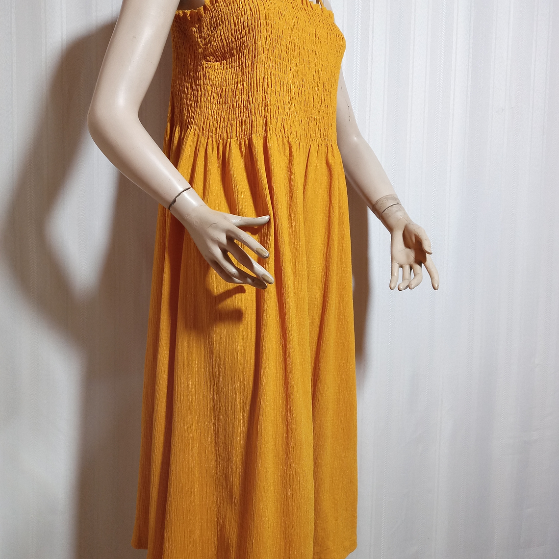 VESTIDO MOSTAZA H&M TALLA XL 1