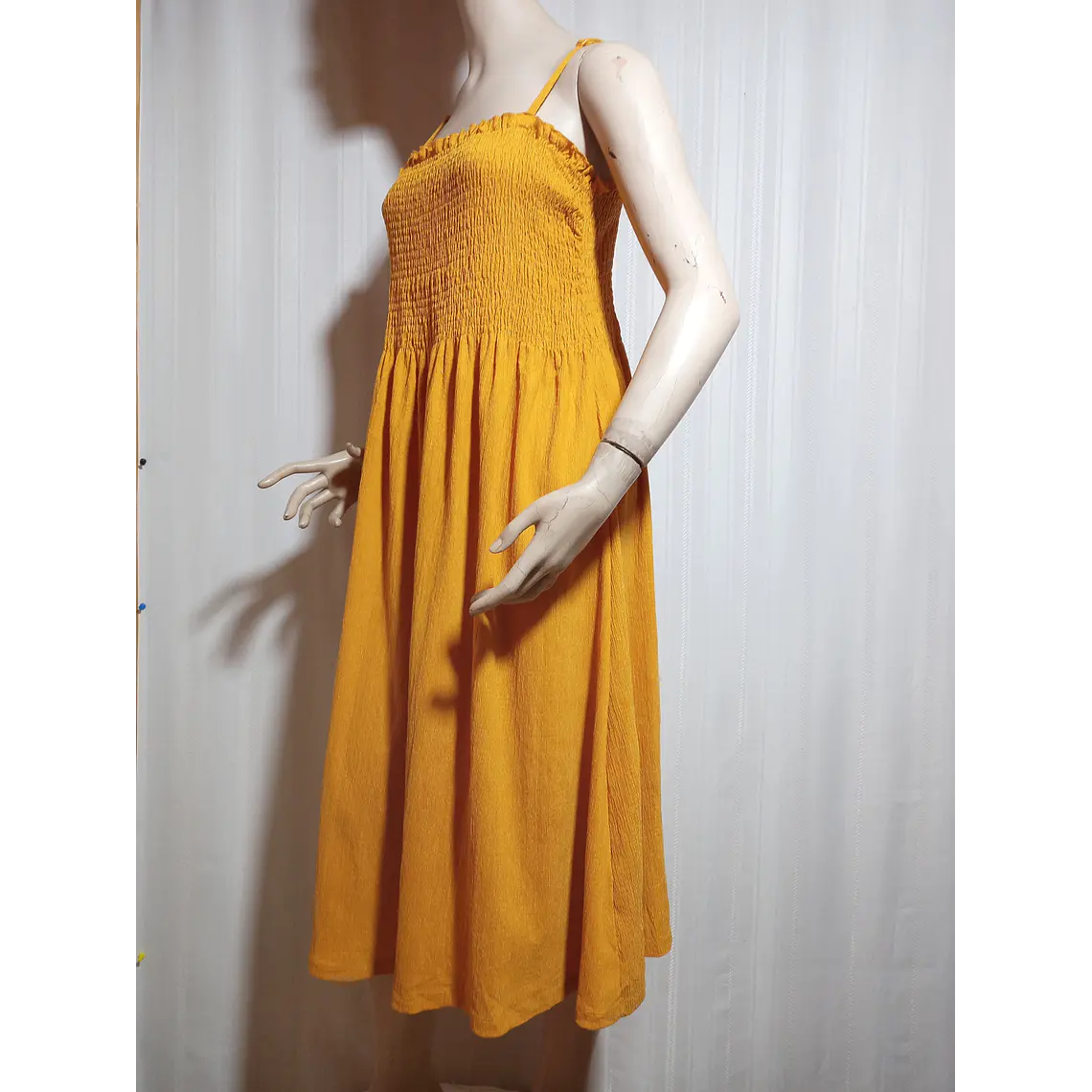VESTIDO MOSTAZA H&M TALLA XL 3