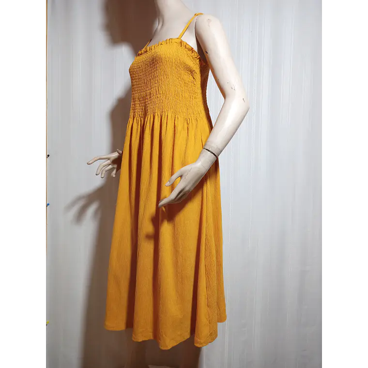 VESTIDO MOSTAZA H&M TALLA XL 3