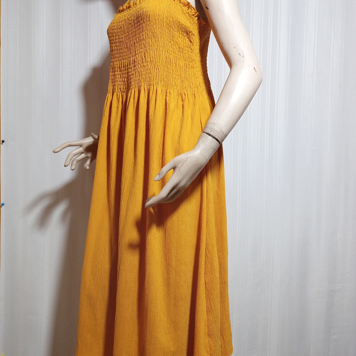 VESTIDO MOSTAZA H&M TALLA XL 3