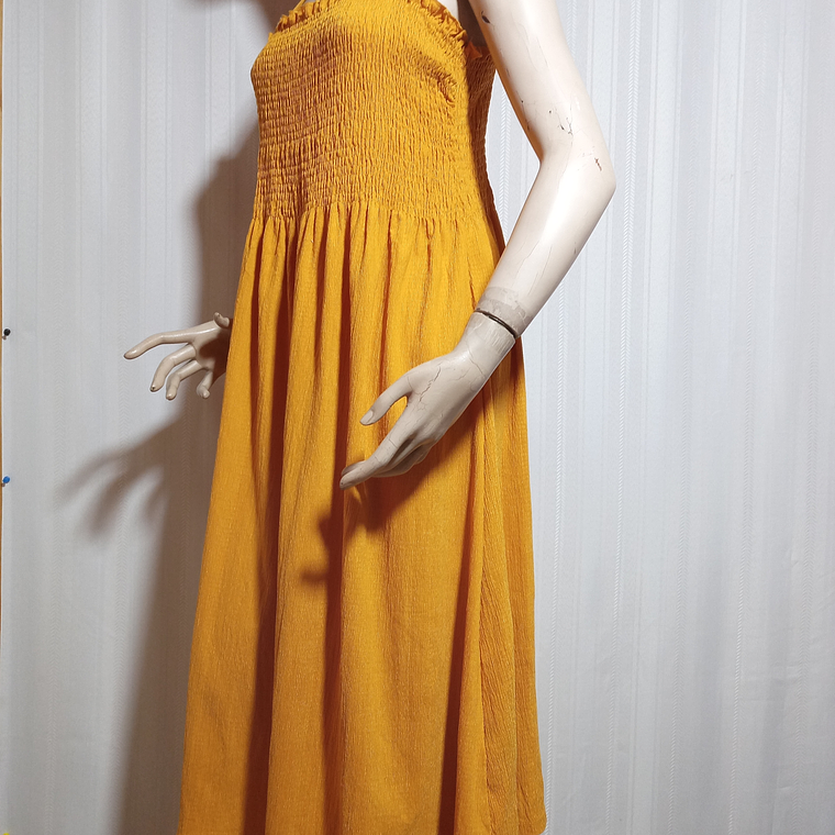 VESTIDO MOSTAZA H&M TALLA XL 3