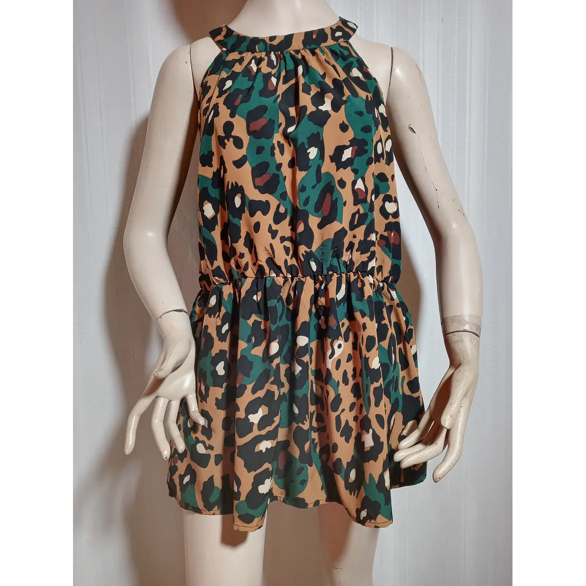 VESTIDO MUJER MULTICOLOR LONESS CURVE 2XL 3