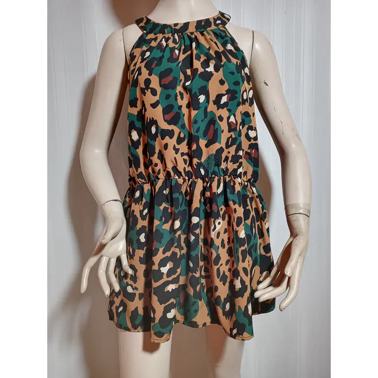 VESTIDO MUJER MULTICOLOR LONESS CURVE 2XL 3
