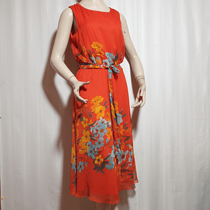 VESTIDO CASUAL ESTAMPADO MSK TALLA 14