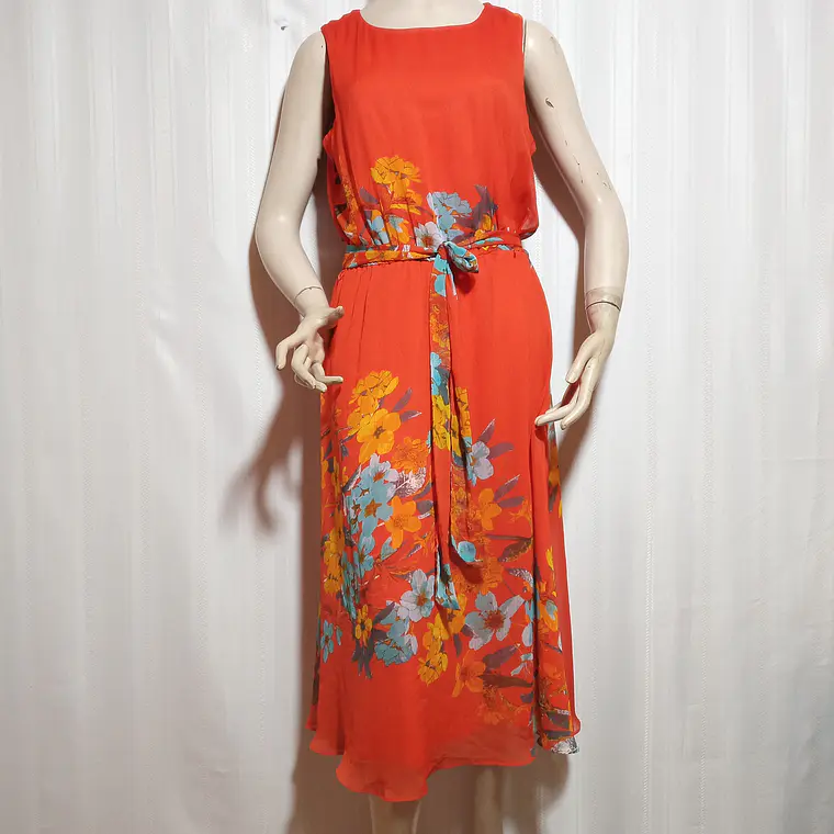 VESTIDO CASUAL ESTAMPADO MSK TALLA 14 2