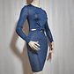 VESTIDO AZUL FIRTS AND I TALLA XS - Miniatura 1