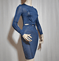 VESTIDO AZUL FIRTS AND I TALLA XS - Miniatura 1