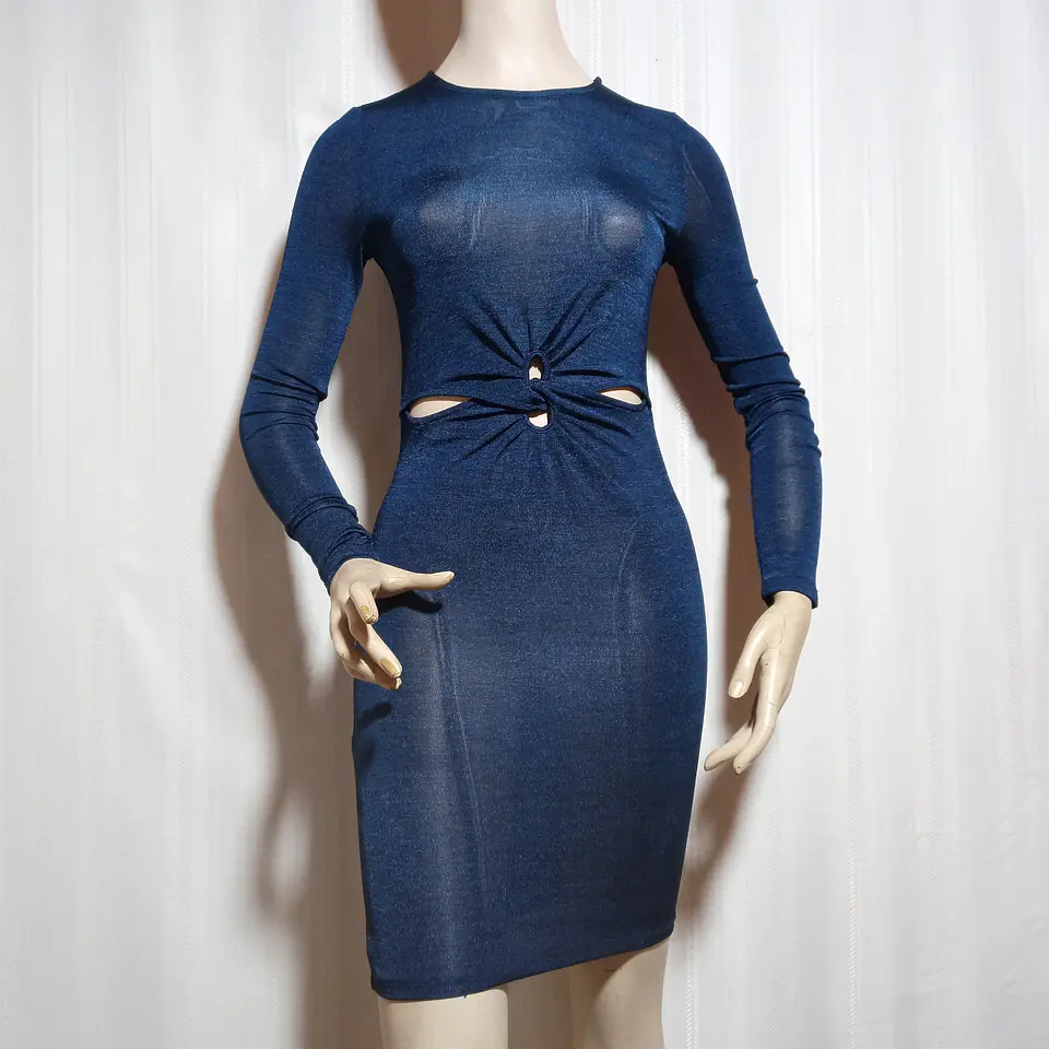 VESTIDO AZUL FIRTS AND I TALLA XS 2
