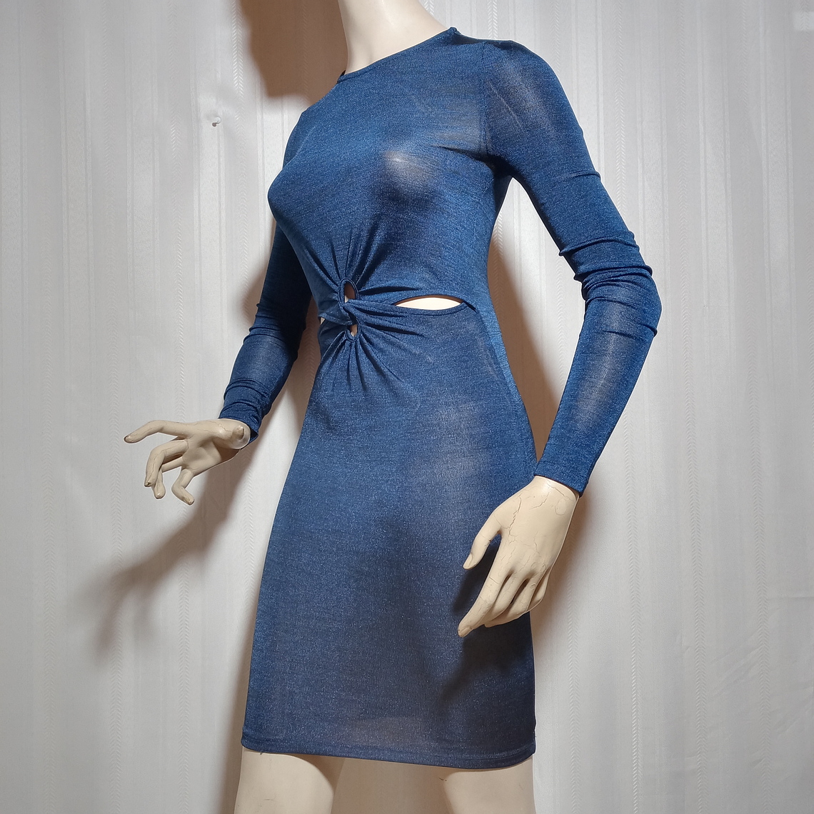 VESTIDO AZUL FIRTS AND I TALLA XS 3