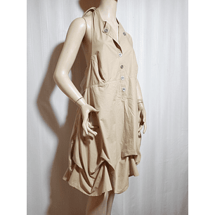 VESTIDO CASUAL CAFE JENNY TALLA 3XL