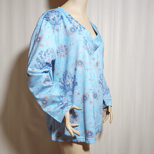 POLERÓN CELESTE NORACORA TALLA XXL