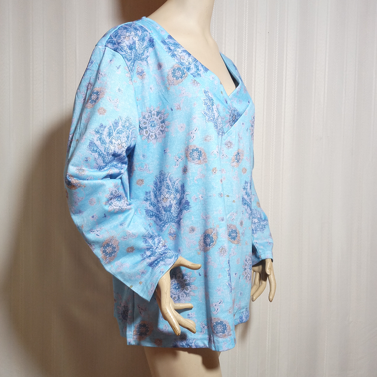 POLERÓN CELESTE NORACORA TALLA XXL 1