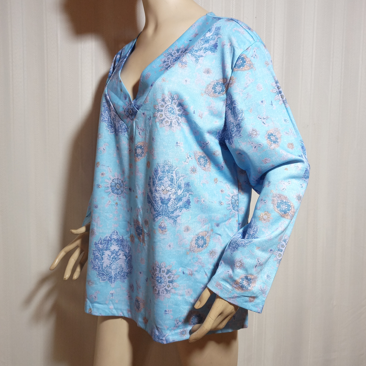 POLERÓN CELESTE NORACORA TALLA XXL 3