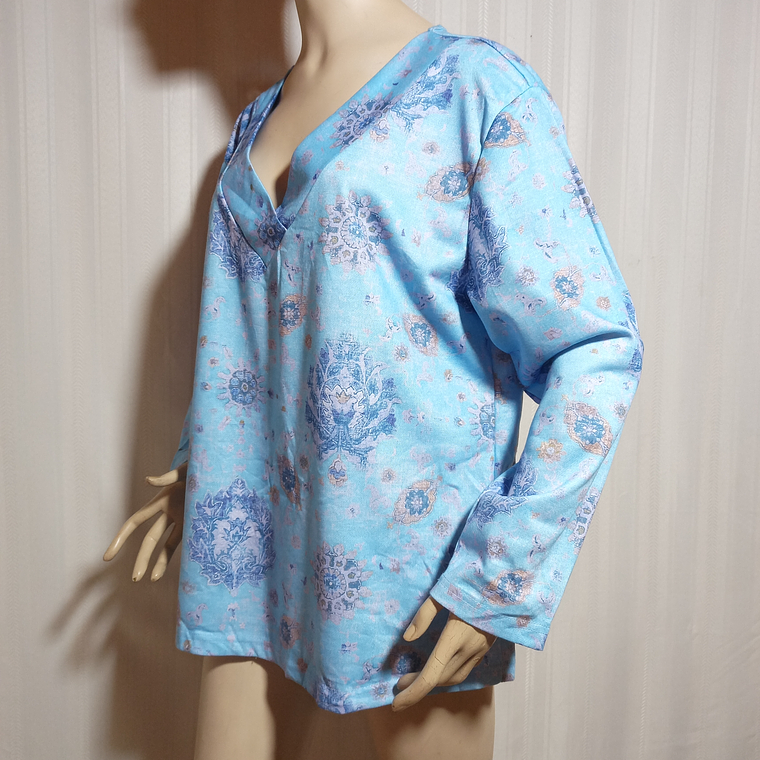 POLERÓN CELESTE NORACORA TALLA XXL 3