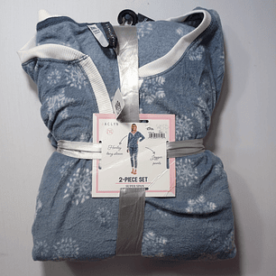 CONJUNTO 2 PIEZAS PIJAMA GRIS JACLYN 2XL