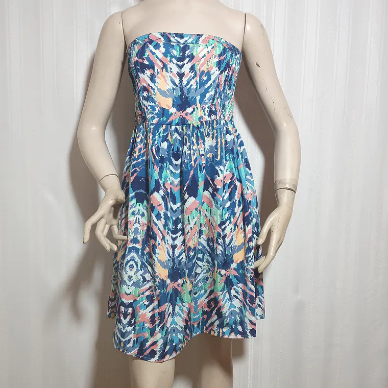 VESTIDO MUJER MULTICOLOR OCEAN CLUB TALLA 38  2