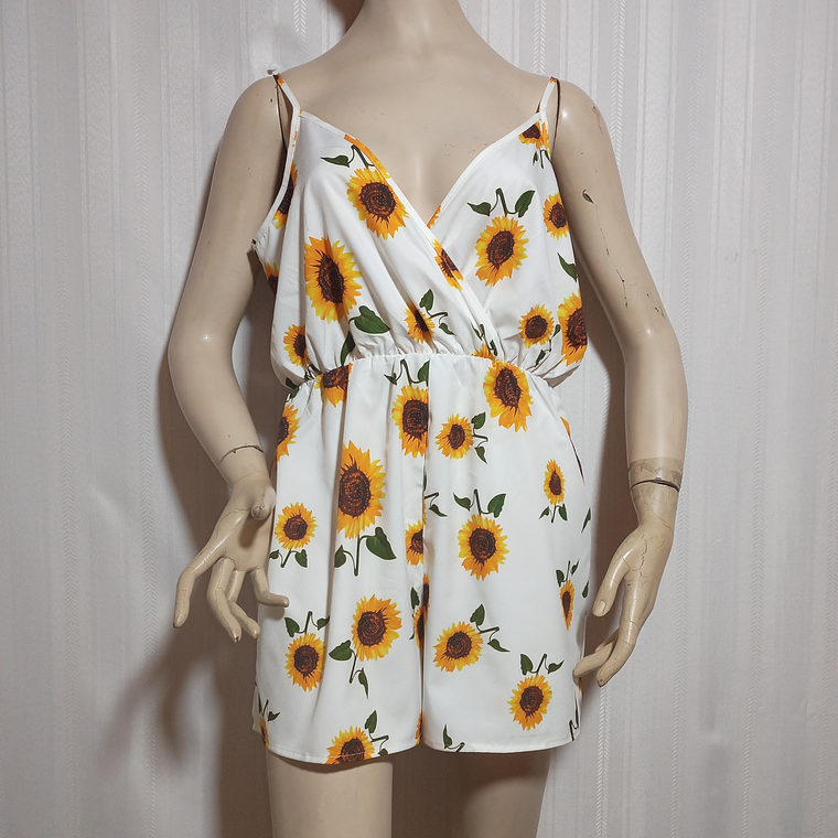 ENTERITO FLORAL SHEIN TALLA XL 2