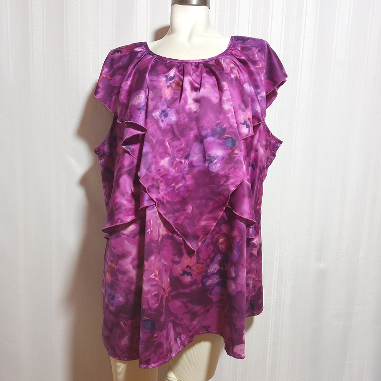 BLUSA MULTICOLOR LANEBRYANT TALLA 26/28 2