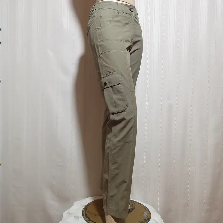 PANTALÓN CARGO VERDE MUSGO CRANE TALLE 36 3