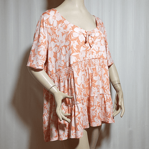 BLUSA MUJER ESTAMPADA TORRIS TALLA 3X (22-24)
