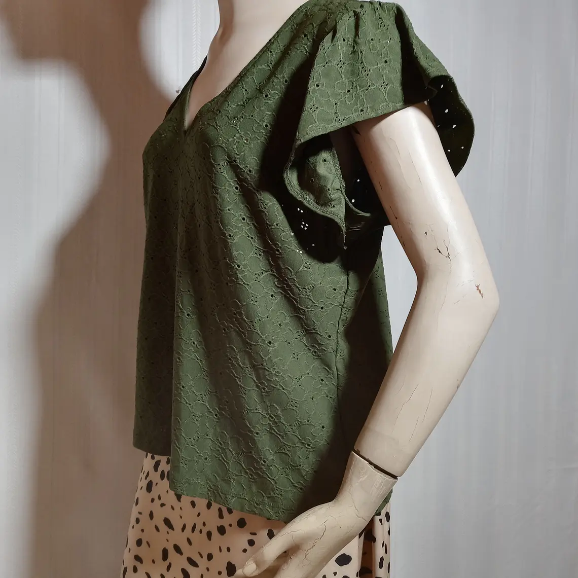 BLUSA MUJER VERDE MUSGO MICHAEL KORS TALLA XL 3