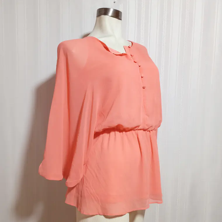 BLUSA 3/4 ROSADO VERO MODA TALLA 36 S 1