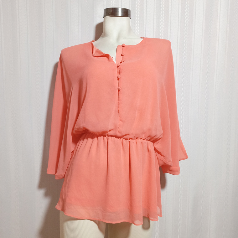 BLUSA 3/4 ROSADO VERO MODA TALLA 36 S 2