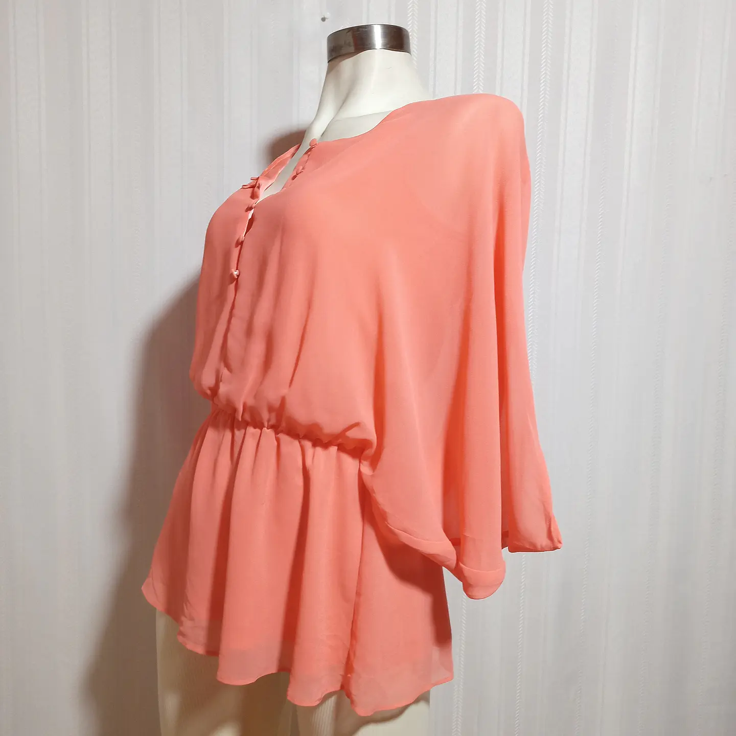 BLUSA 3/4 ROSADO VERO MODA TALLA 36 S 3