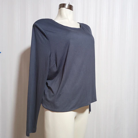 CAMISETA ML GRIS MANGO TALLA XXL