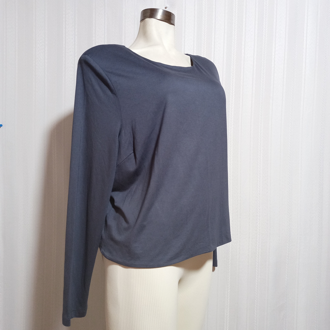 CAMISETA ML GRIS MANGO TALLA XXL 1