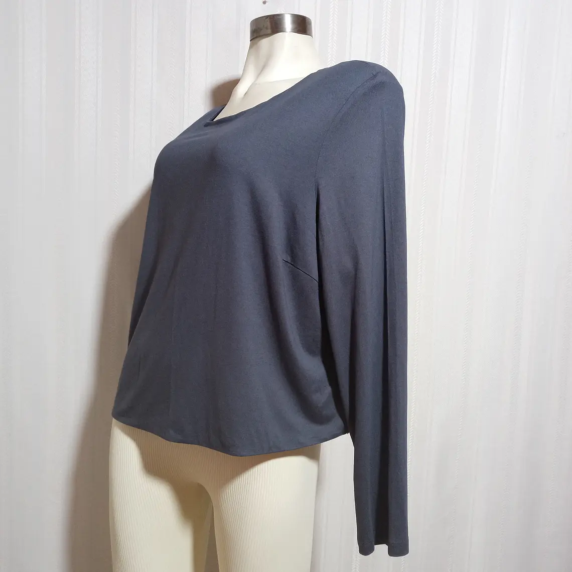 CAMISETA ML GRIS MANGO TALLA XXL 3