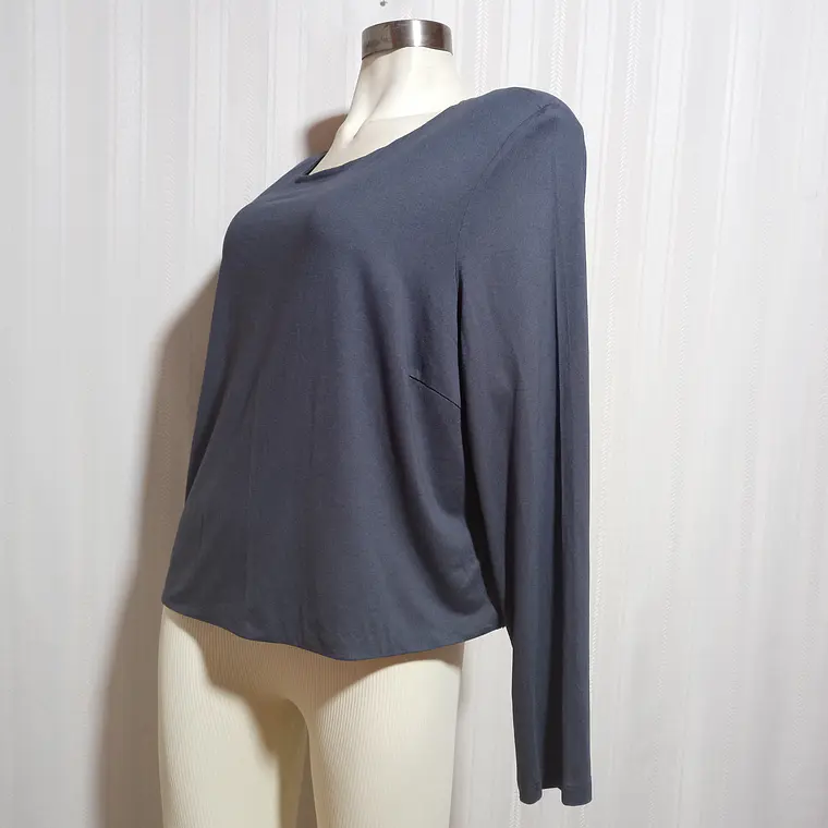 CAMISETA ML GRIS MANGO TALLA XXL 3
